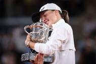 Iga Swiatek at the 2022 French Open.